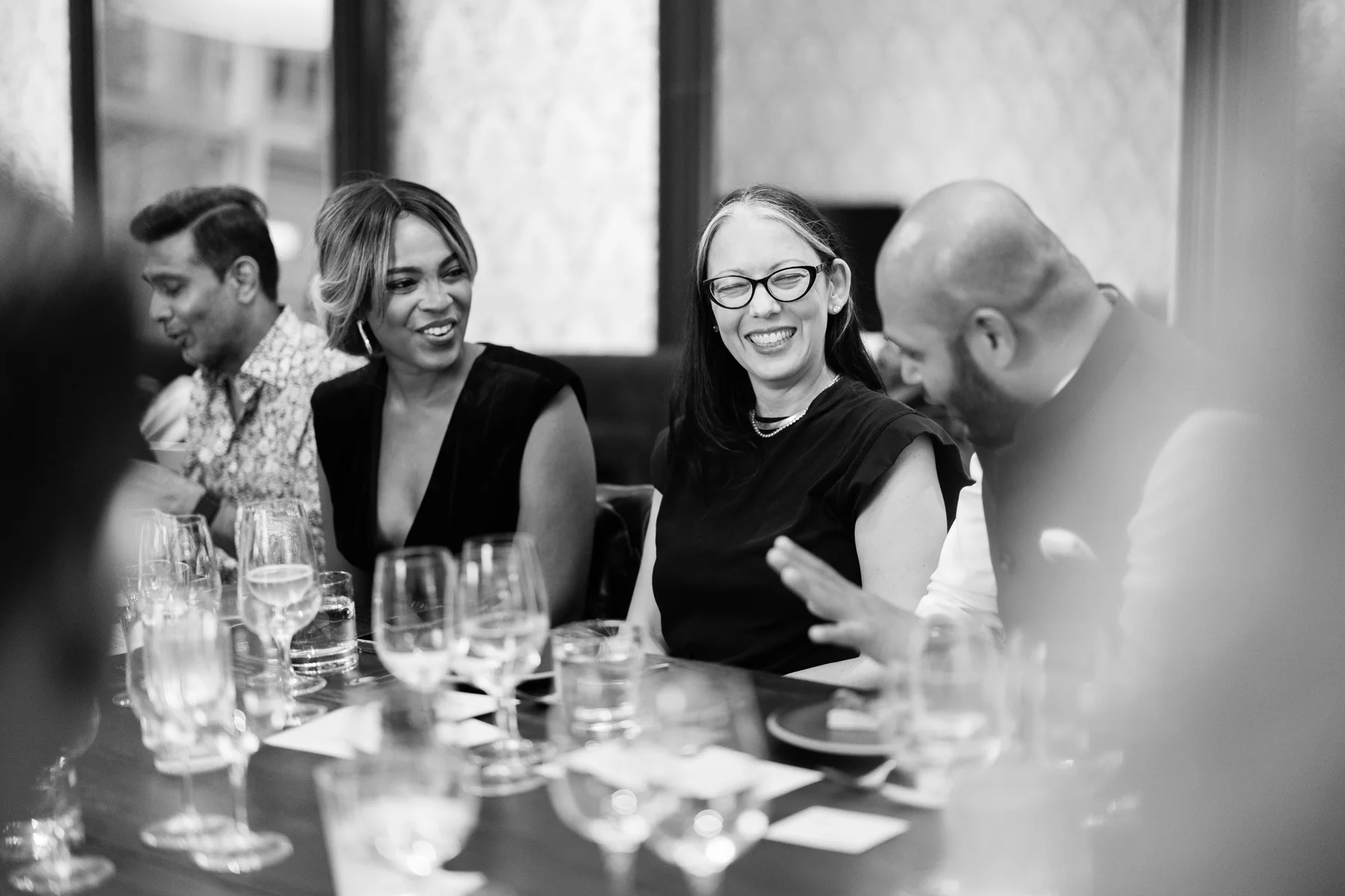 Members together at a Responsible Luxury salon