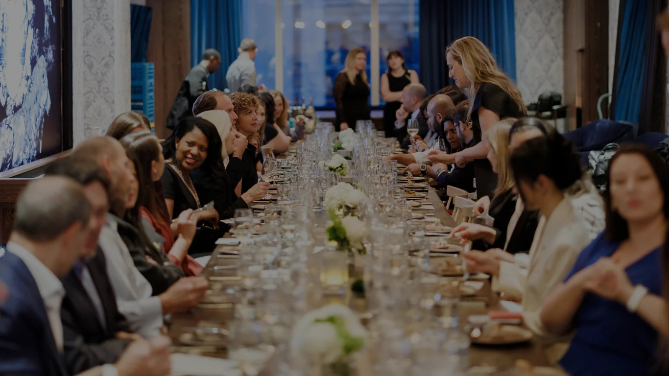 A seat at a Responsible Luxury salon dinner